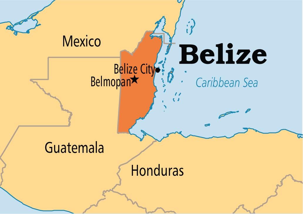 karta бельмопан Belize