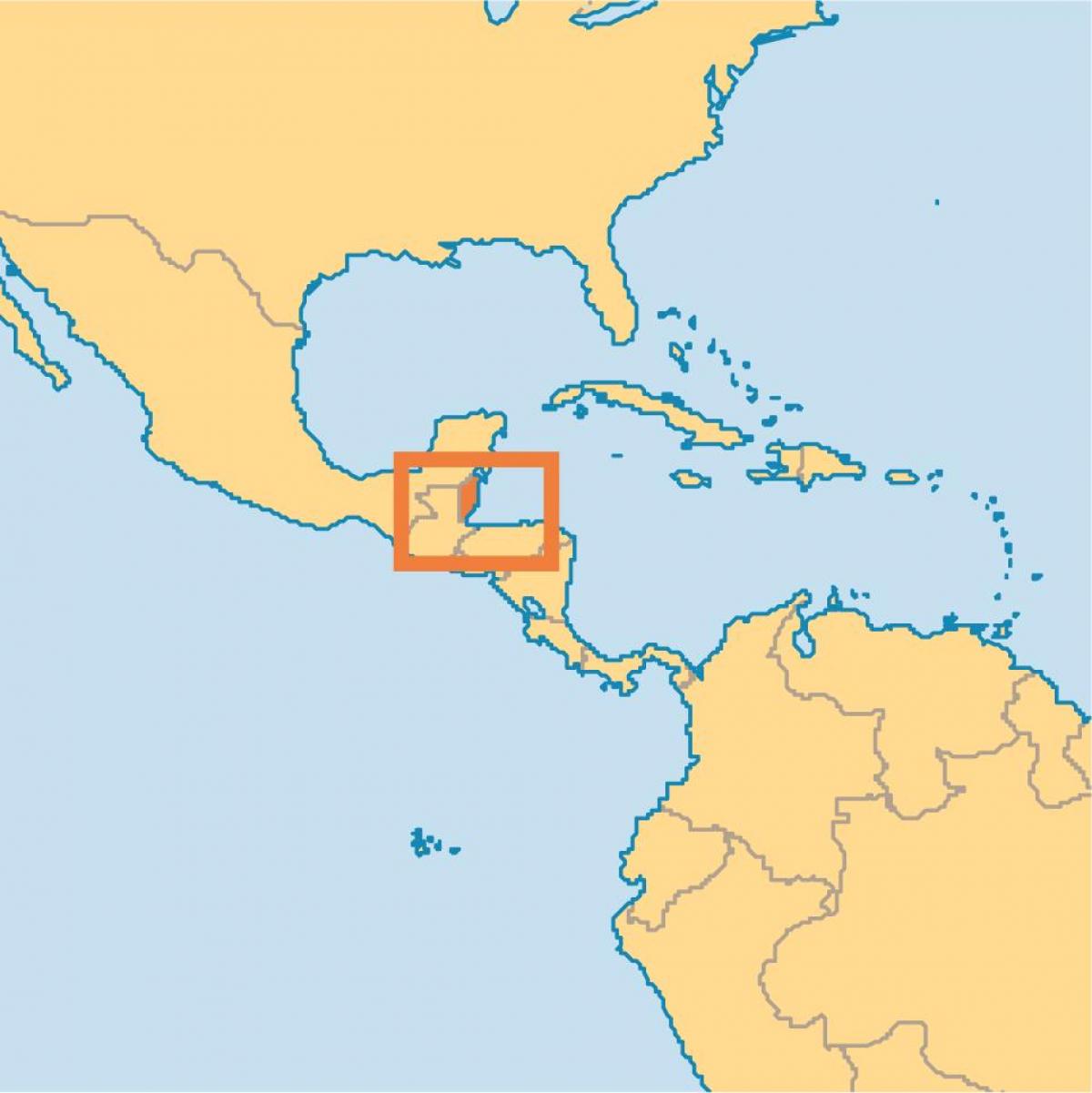 Lokacija Belize na karti svijeta