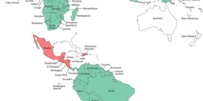 Karta Belize malarije 