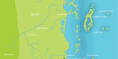 Karta svetište Belize